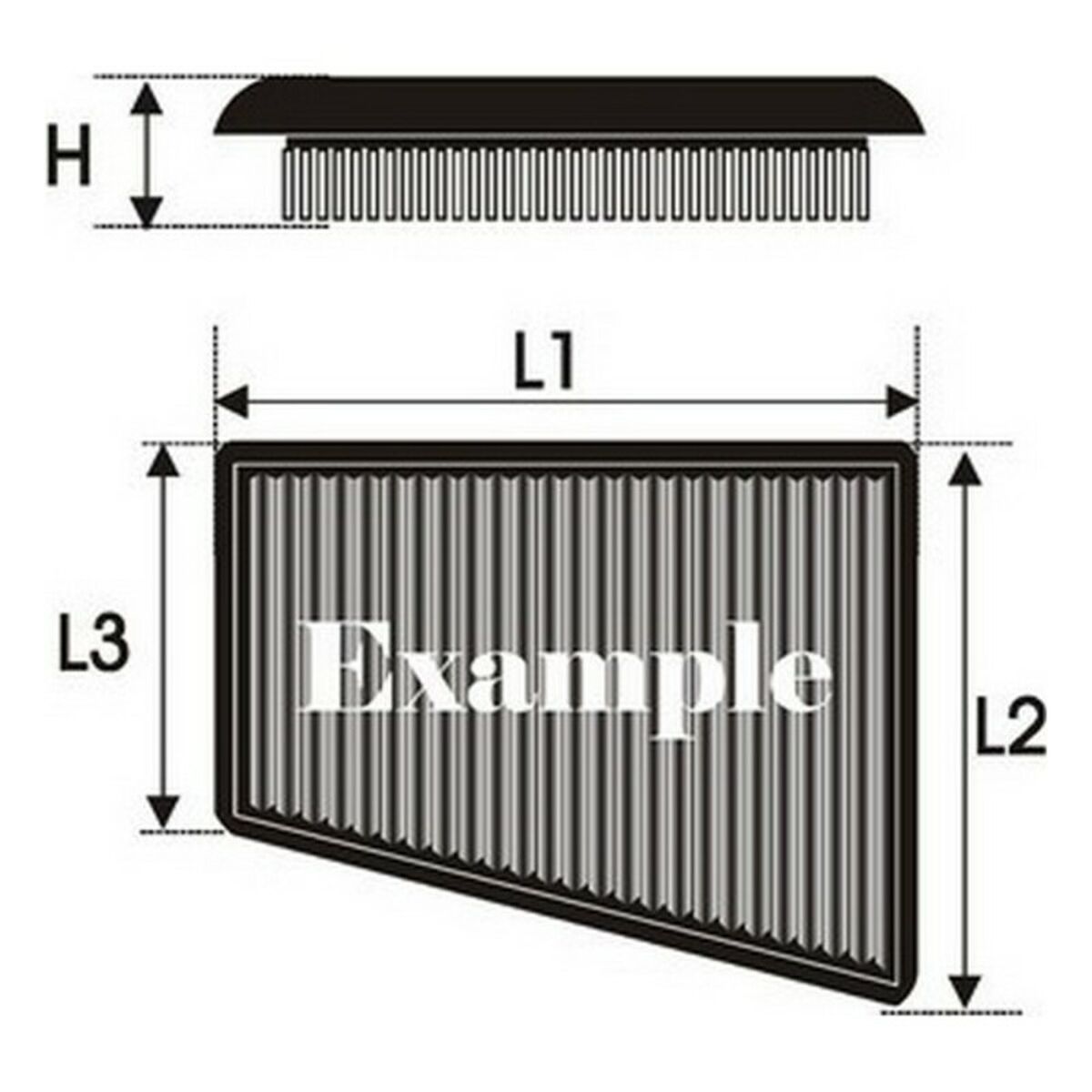 Воздушный фильтр Green Filters P950337
